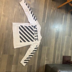 Off-White long sleeve tee - S